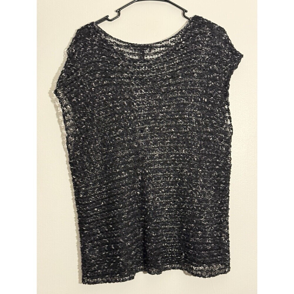 Eileen Fisher Loose Knit Italian Yarn Sweater Corpcore wear to work preppy basic - Picture 5 of 5